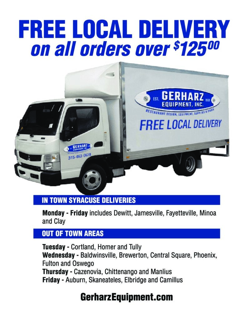Free Local Delivery Poster