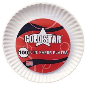 PLASTIRUN CORP 736GS Plate, paper, white, uncoated, 6''