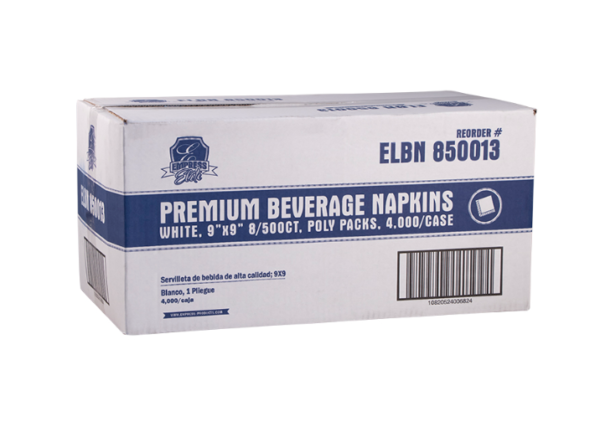 case of beverage napkins.