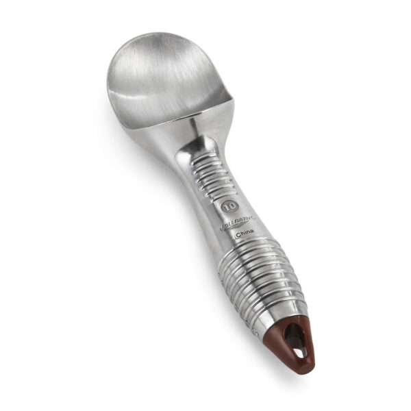 10 ounce aluminum scoop.