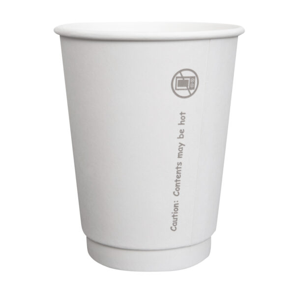 White hot paper cup.