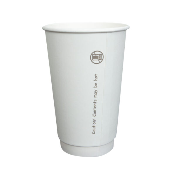 White hot paper cup