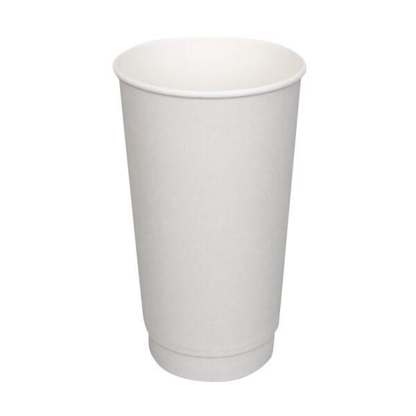 White hot paper cup