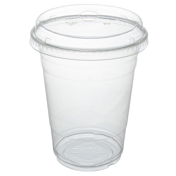 Clear cup with sip lid