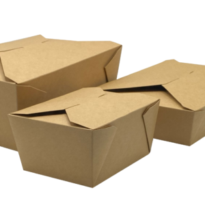 Empress EMPFDBX3-K #3 Folded Takeout Box