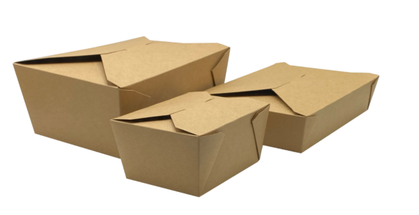 Empress EMPFDBX3-K #3 Folded Takeout Box