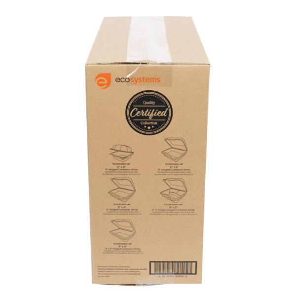 Case of takeout containers.