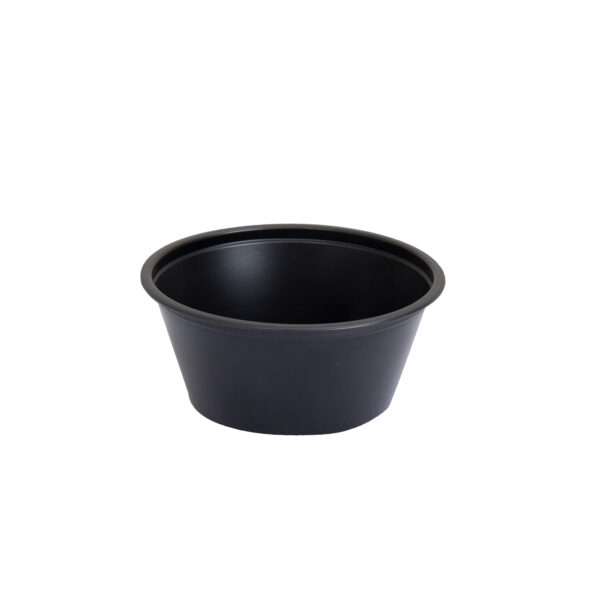 Black souffle cup
