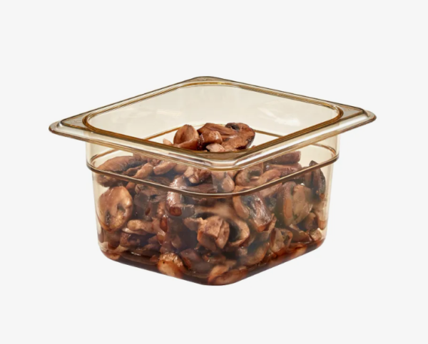 Tan food storage container