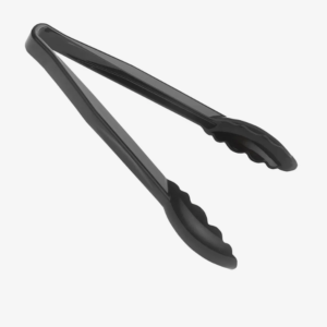 plastic black tongs