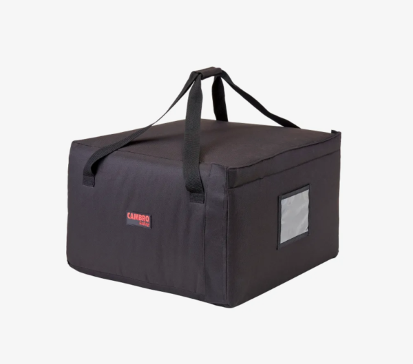 Black pizza bag