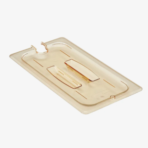 Tan food pan lid