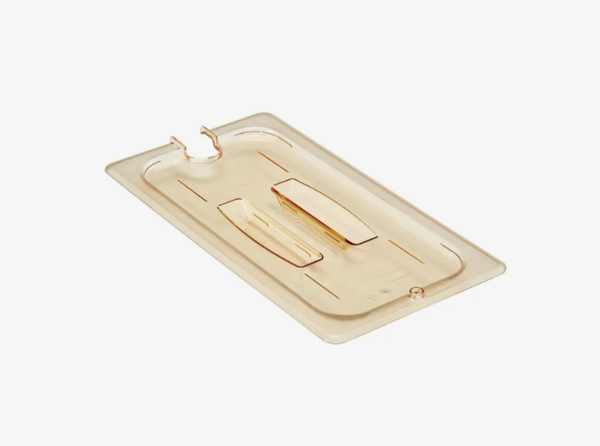 Tan food pan lid