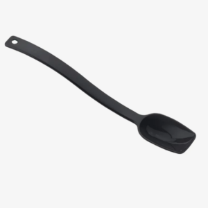 Plastic black deli spoon