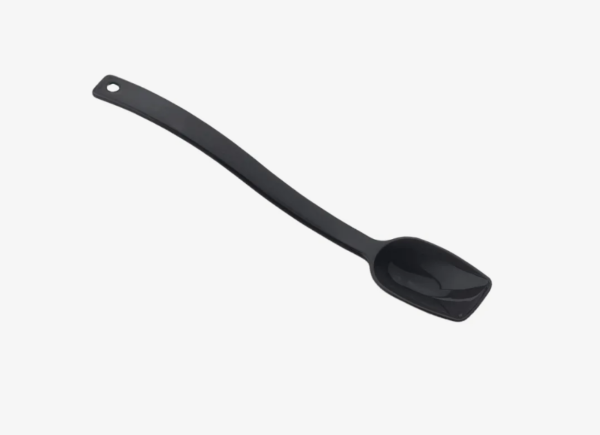 Plastic black deli spoon