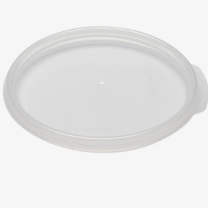 Round translucent food storage lid
