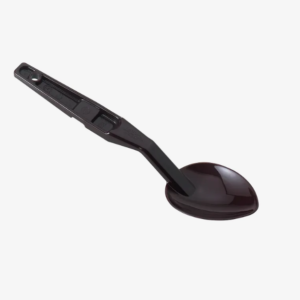 Plastic black deli spoon