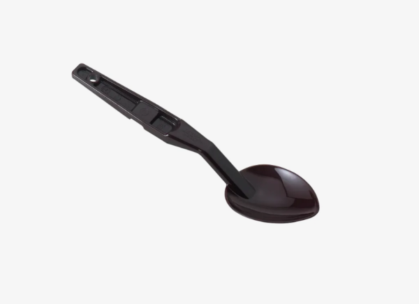 Plastic black deli spoon