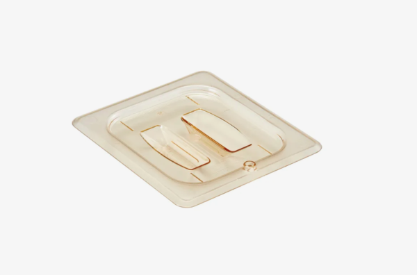 Tan food pan lid