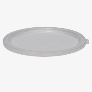 round translucent food storage lid