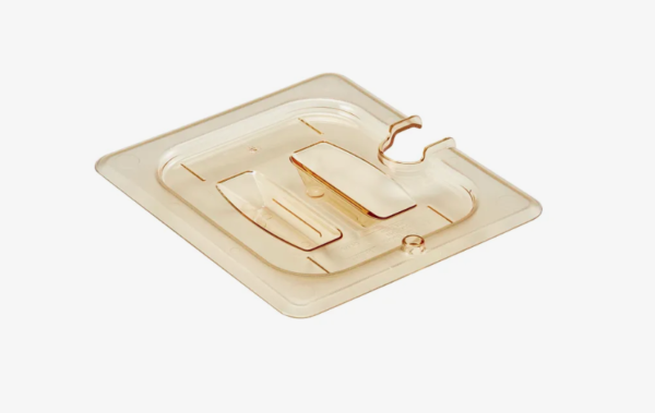 Tan food pan lid