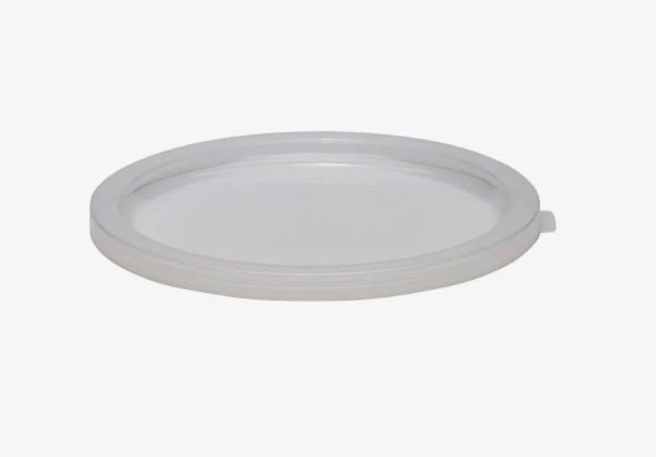 Round translucent food storage cover