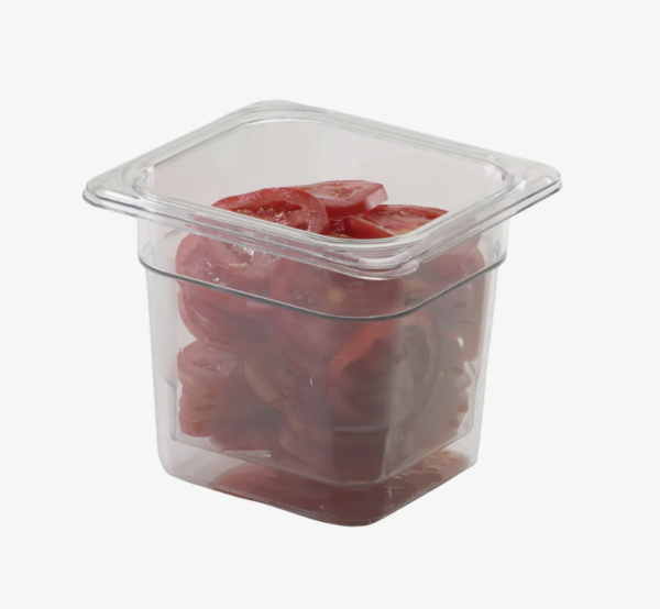 clear food pan