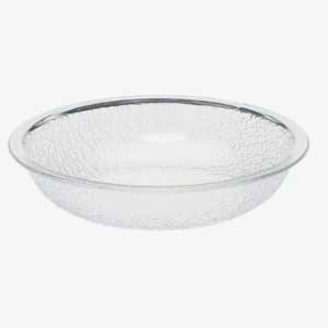 Large clear bowl