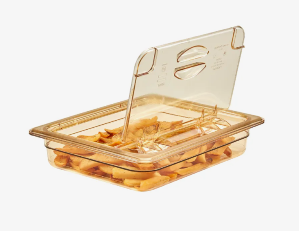 Tan food storage container
