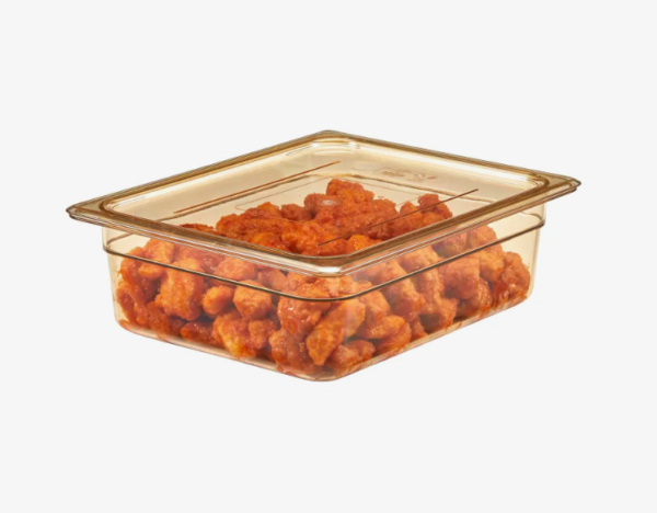 Tan food storage container