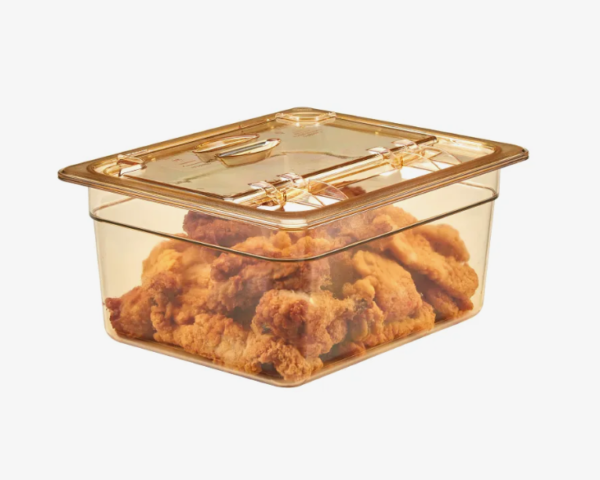 Tan food storage container