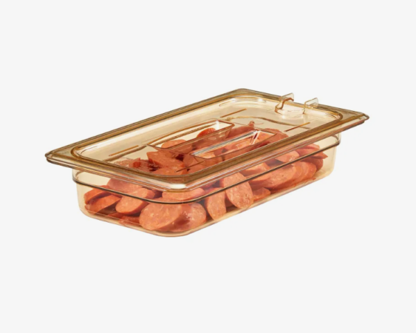 Tan food storage container