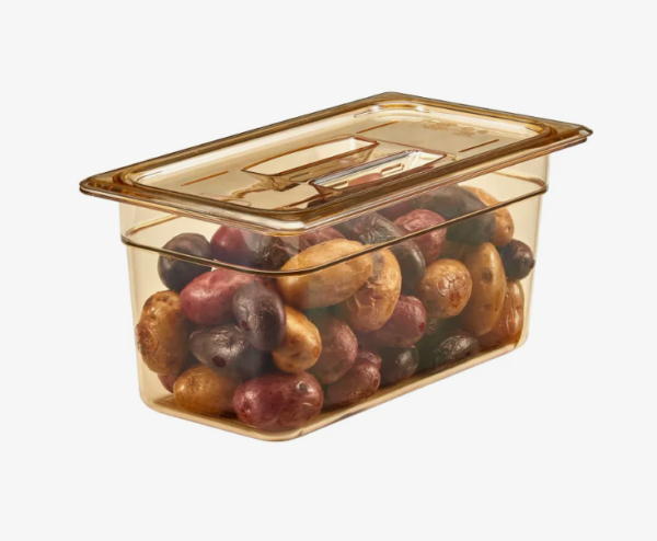 Tan food storage container