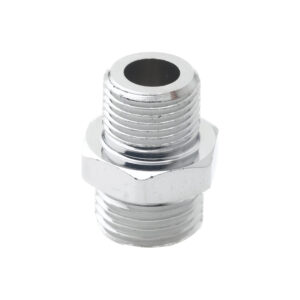 T&S  000545-25  Adapter: 3/8'' NPT (M) X 3/4-14UN (M) Plated