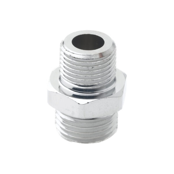 T&S  000545-25  Adapter: 3/8'' NPT (M) X 3/4-14UN (M) Plated