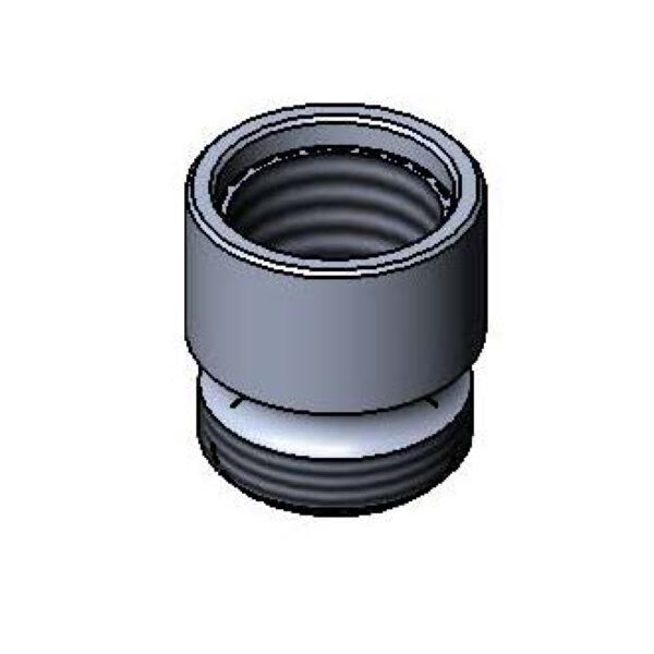 T&S  000552-25  Adapter, 3/4-14UN (M) X 5/8-27UN (F)