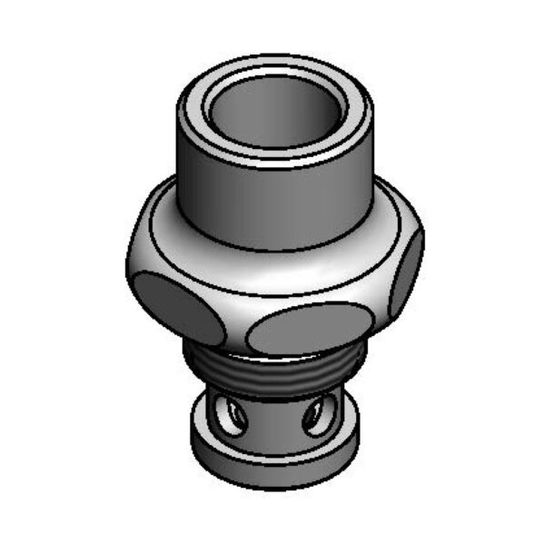 T&S  000608-25  B-0107 Squeeze Vlv Bonnet -Plated