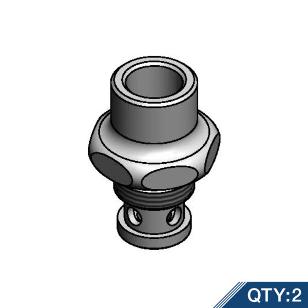 T&S  000608-25M  Bonnet, B-0107 2/Pack