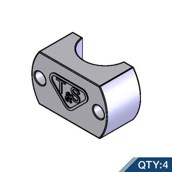 T&S  000631-40M  B-0109 Clamp 4/Pack
