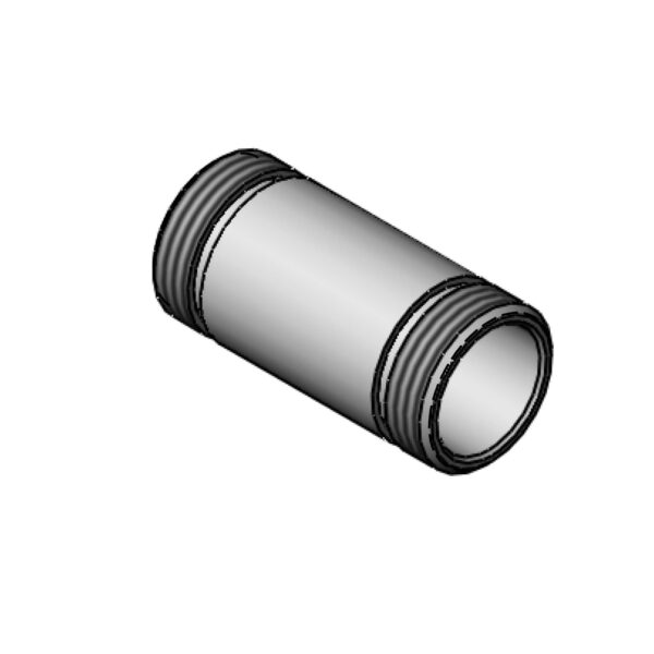 T&S  000694-40  B-0107 Short Nipple -Plated