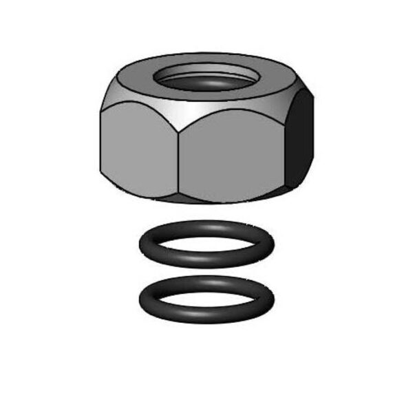 T&S  000703-40  B-0114 Swivel Nut W/ Seal Groove & O-Rings
