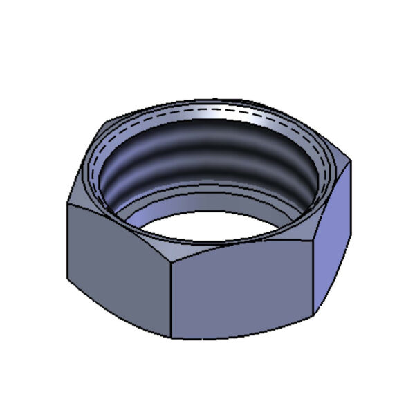 T&S  000721-25  Nut, Fct Flange Coupling -  Plated