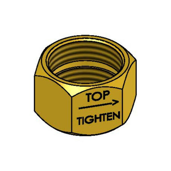T&S  000736-20  Spreader Coupling Nut (Brass)