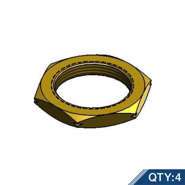 T&S  000971-45M  Lock Nuts, 4 Pcs / Master