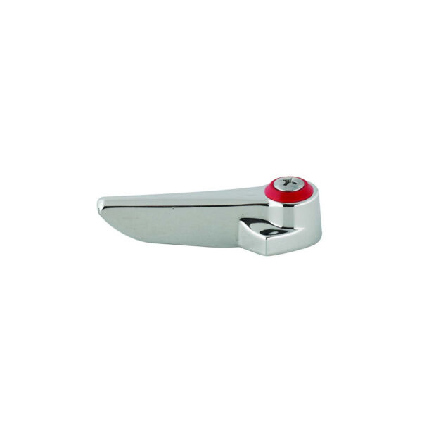T&S  001637-45AM  Lever Handle, Red Index Hot, Screw