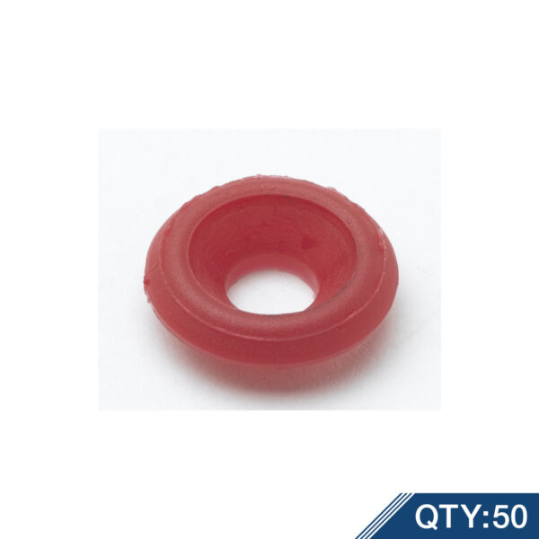 T&S  001661-45M50  Index, Hot Water, Red 50/Pack