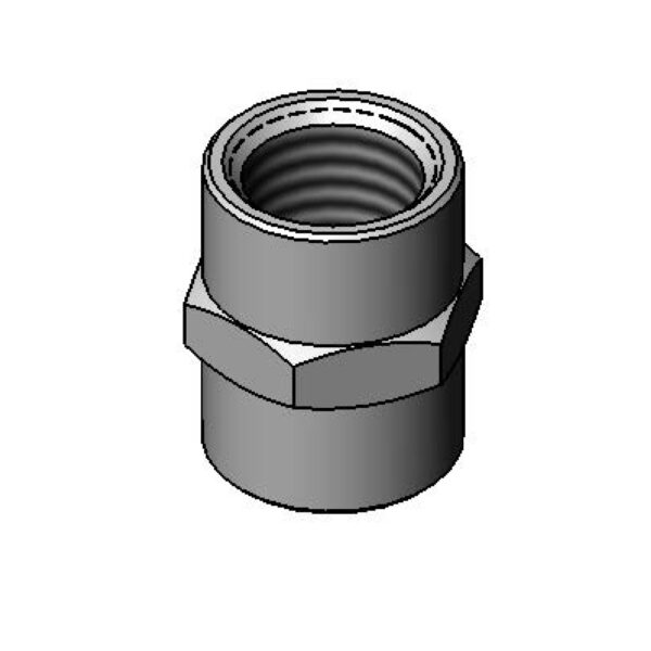 T&S  001769-40  Coupling Ferg Rnd 3/8 Ips