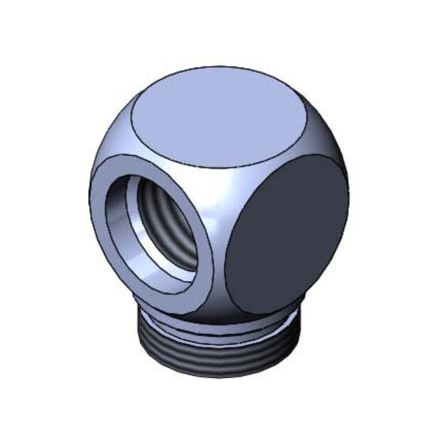 T&S  002823-40  out Cube, 3/8''NPT (F) X Aerator (M)