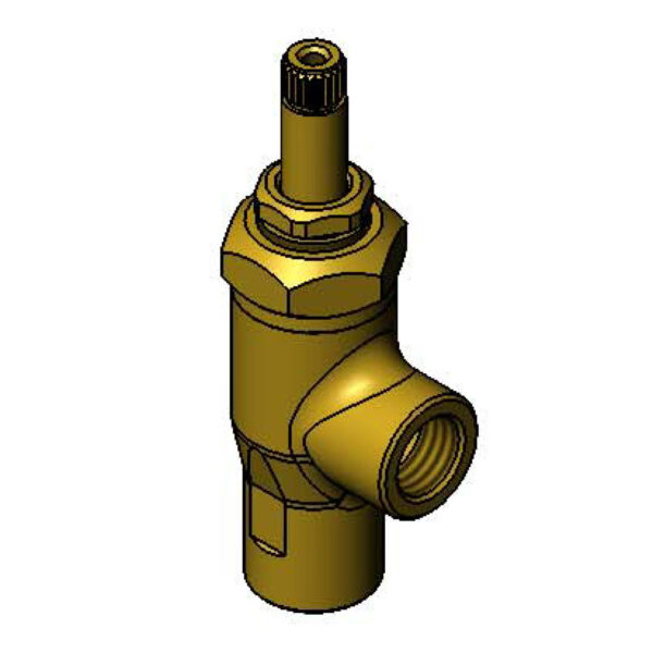T&S  002842-20  BL-4700-1 Angled Remote Vlv, 3/8'' NPT (F)