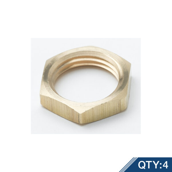 T&S  002954-45M  Brass Lock Nuts, 1/2-14Npsl 4/Pack